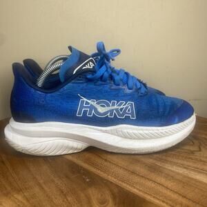Hoka One One Mach 6 Electric Cobalt Mens Blue Size 5 Athletic Running Shoes